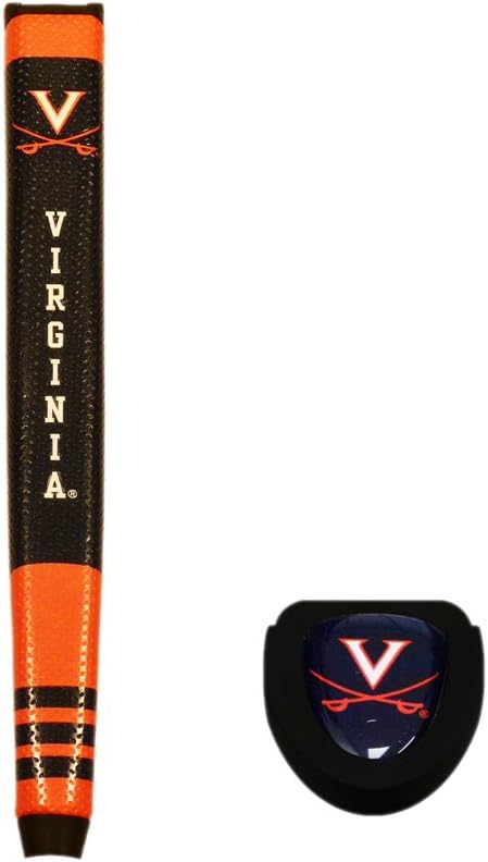 Team Golf NCAA Golf Putter Grip with Removable Gel Top Ball Marker, Durable Wide Grip & Easy to Control