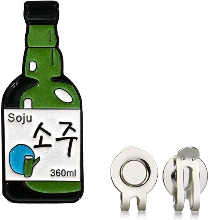Food & Drink Golf Ball Markers with Hat Clip – Funny Magnetic Golf Accessories & Unique Gifts for Golf Lovers