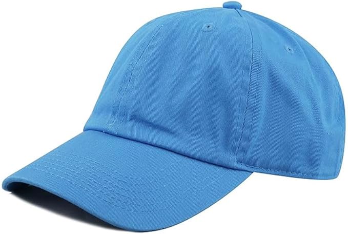 Cotton Baseball Cap Dad Hat – Washed Low Profile Adjustable Hat for Men Women Casual Outdoor Running Golf