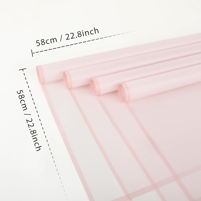 FUHITIM 20 Sheets Flower Wrapping Paper - Image 2