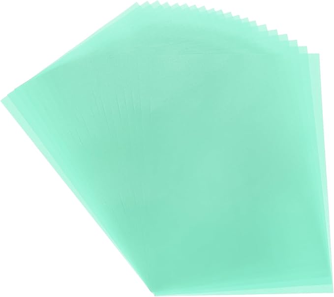 MECCANIXITY Colored Vellum Paper, 20 Sheet Sky Blue Transparency 11.7 x 8.2 by MECCANIXITY