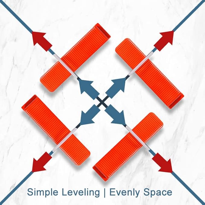 Tile Leveling System Clips 1/8" 2000 Piece 3.0mm Tile Leveler Clips DIY Tile - Image 6
