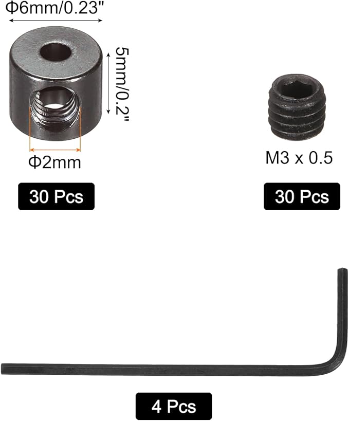 MECCANIXITY 30 Pcs Metal Locking Pin Backs, Locking Pin Keepers Locking Clasp - Image 2