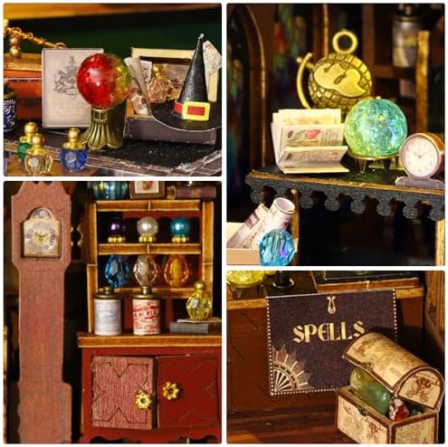 DIY Miniature House Kit, Mini House Building kit for Adults, Treasure House