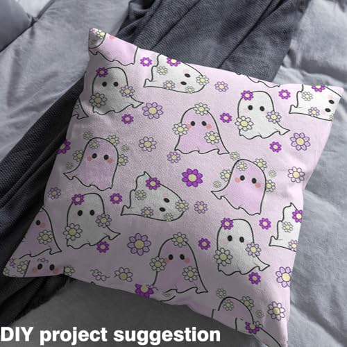 jejeloiu Happy Halloween Fabric by The Yard 2 Yards