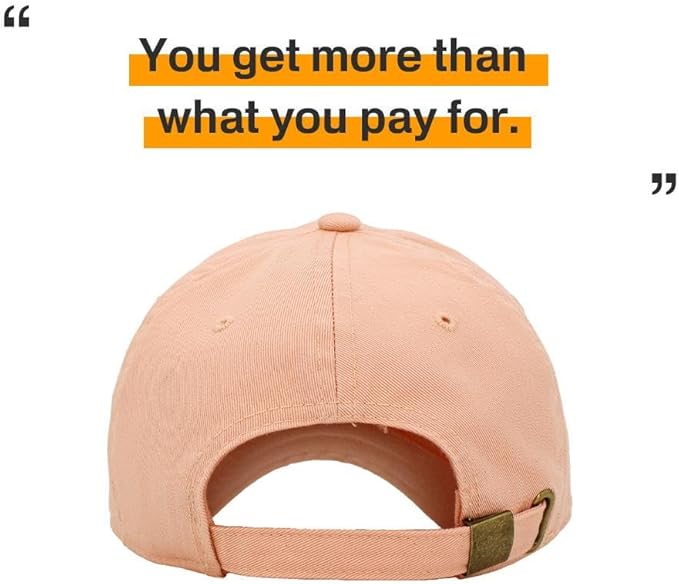 KBETHOS Classic Unisex Cotton Adjustable Low Crown Baseball Cap – Plain Dad Hat