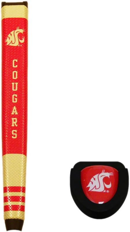 Team Golf NCAA Golf Putter Grip with Removable Gel Top Ball Marker, Durable Wide Grip & Easy to Control