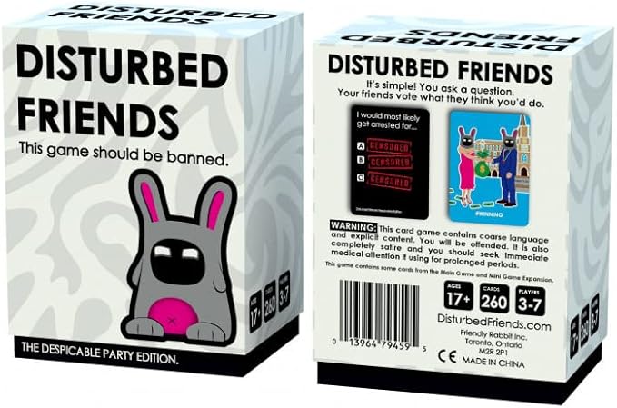 Disturbed Friends | The Despicable Party Edition | A Great Party Game to Play - Image 3