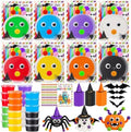 24 Packs Halloween Crafts for Kids DIY Monster Air Dry Clay Kit