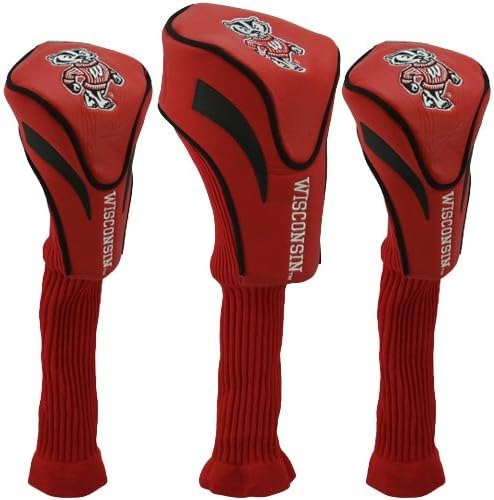 Team Golf NCAA Florida Gators Contour Golf Club Headcovers (3 Count) Numbered 1, 3, & X, Fits Oversized Drivers, Utility, Rescue & Fairway Clubs, Velour Lined for Extra Club Protection