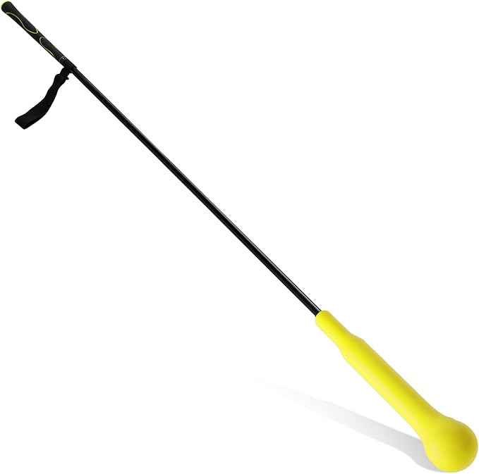 Baseball Hitting Stick,Batting Practice Equipment for Baseball and Softball,Extended Handlebar with Grip Strap,Ideal One-on-One Baseball Training Equipment