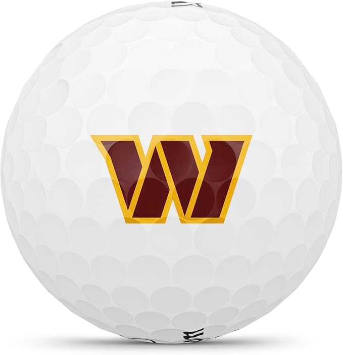 WILSON 2025 Duo Soft NFL Golf Ball - 12 Balls, White, Atlanta Falcons
