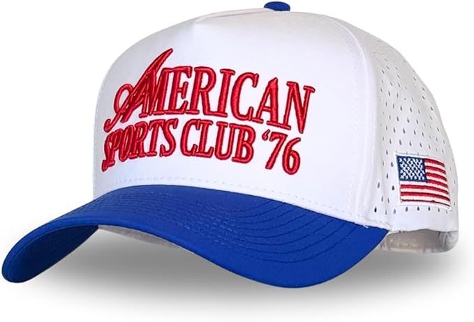 CITRUSY Athletic Trucker Golf Hat | Performance Mens 5 Panel Cap | Cool Breathable Waterproof Workout Running Snapback