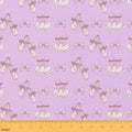 Girls Bow Upholstery Fabric for Chairs | Ribbon Bowknot Ballet Skirt Fabric by The Yard 36"x63", Ballerina Toe Shoe Cute Little Ballet Princess Outdoor Fabric