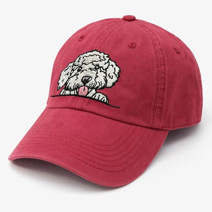 Pet Dog Lover Gifts,Embroidered Dog Baseball Hats for Men Women Dad Mom