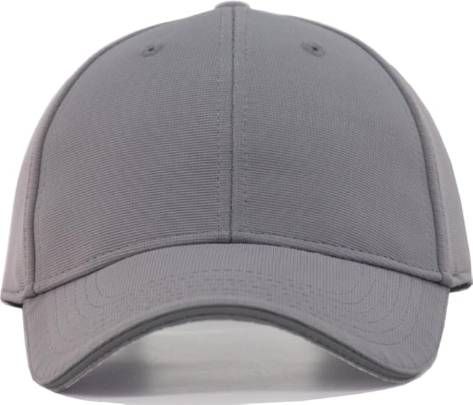 TSSGBL Men's Plain Baseball Hat - OSFM & XXL Big Head Fit，Adjustable Structured Ball Cap with Reflective Sandwich Brim