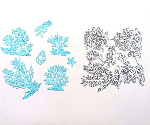 Metal Beach Shell Starfish Conch Coral Cutting Dies, Ocean Life Die Cuts - Image 7