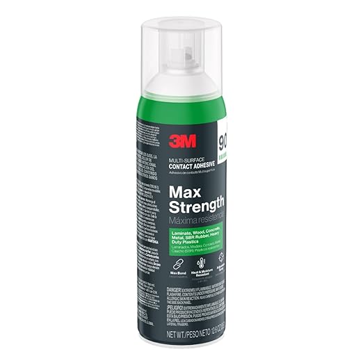 3M Max Strength 90 Multi-Surface Contact Adhesive, 12.6 oz., Low VOC, Max Bond - Image 9