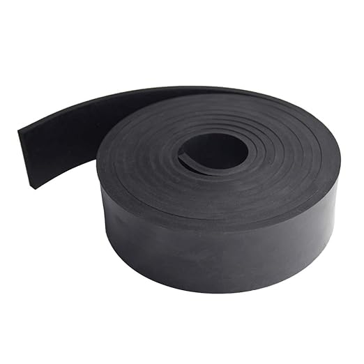 DOBTIM Neoprene Rubber Strips 1/4" Thick X 2" Wide X 10' Long, Solid Rubber - Image 6
