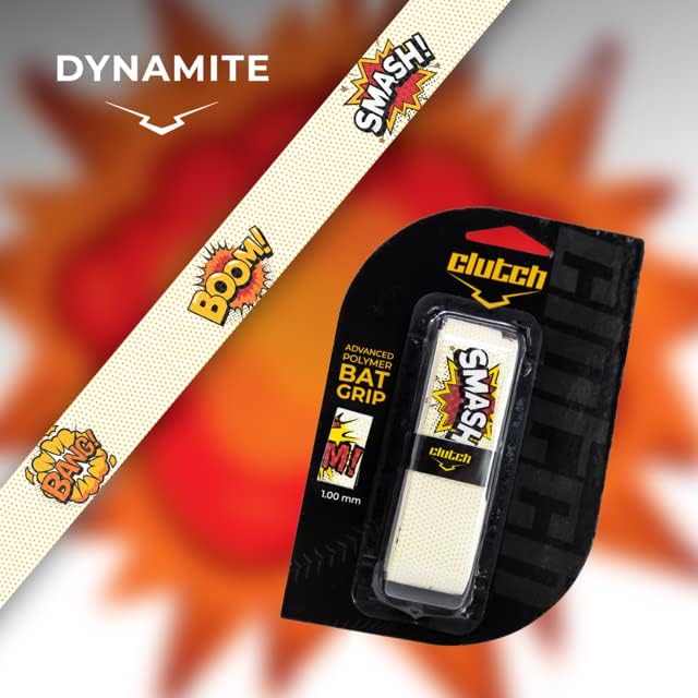 Clutch Sports Apparel All-Weather Bat Grip Tape, 1.1mm Cushioned & Non-Slip for Baseball & Softball, Durable & Multi-Sport Performance for Youth & Adult Players