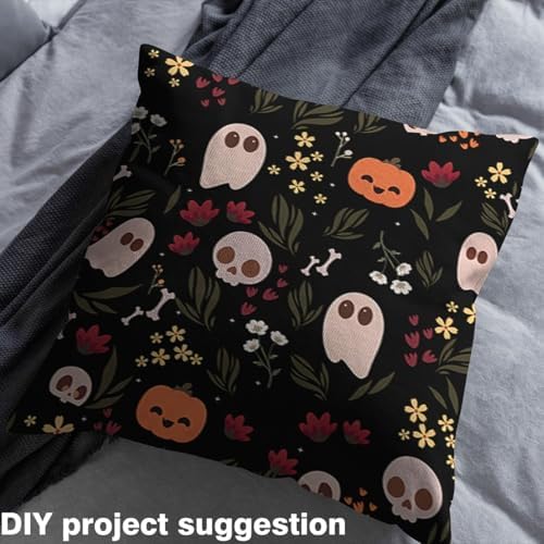 Feelyou Halloween Theme Fabric By The Yard 2 Yards