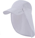 BASSDASH UPF 50+ Foldable Fishing Hat Baseball Cap with Removable Neck Flap Portable for Men Women Golf Hiking