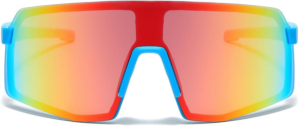 JOVAKIT Kids Baseball Sunglasses for Boys Girls Age 3-13, Youth Baseball Sun Glasses UV400 Sports Cycling Shades