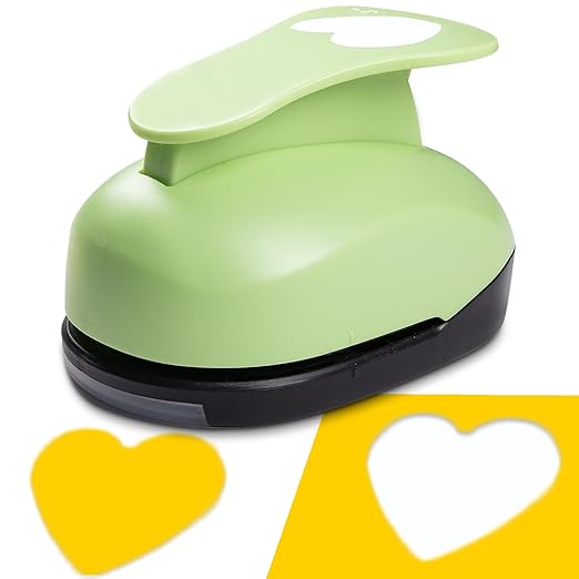 Heart Hole Punch, 3 inch Heart Punch, Hearts Punches by HKKYOArtsCrafts