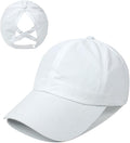 Cross Hat Womens Baseball Cap -Cross Ponytail Hat Baseball Cap