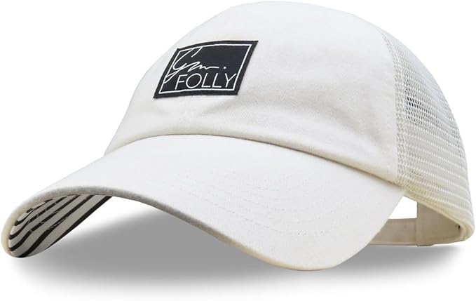 Baseball Cap for Women in Cute Dad Hat Design with Mesh to Stay Cool at The Beach in Summer