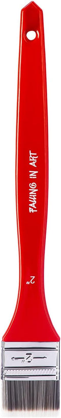 Falling in Art Flat Paddle Paint Brush by FallinginArt
