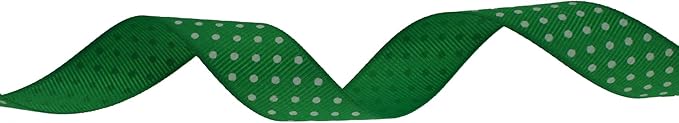 Polka Dot Grosgrain Ribbon 25 Yard Each Roll 100% Polyester - Image 2