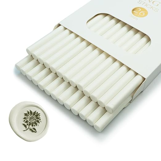 Wax Seal Stick, Ioggtser 26 PCS Mini Glue Gun Wax Seal Stick by Ioggtser
