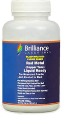 Brilliance Laser Inks 120 ml Red Liquid Ready Laser Marking Powder by BrillianceLaserInks