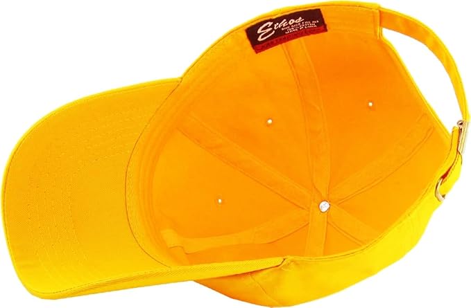 KBETHOS Classic Unisex Cotton Adjustable Low Crown Baseball Cap – Plain Dad Hat