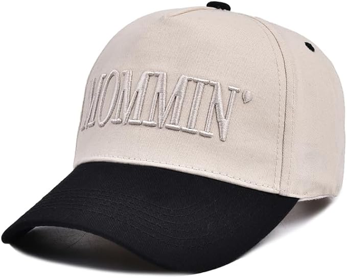 Mommin Trucker Hat,Vintage Two-Tone Women's Baseball Cap with Mama Hat Mothers Day Great Gifts for Mom Wife Stepmom