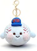 JEWSUN Cute Soft Baseball Stuffed Plush Keychain