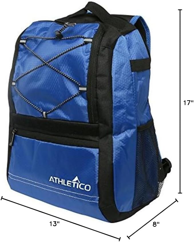 Athletico Youth Baseball Bag - Bat Backpack for Baseball, T-Ball & Softball Equipment & Gear | Holds Bat, Helmet, Glove | Fence Hook
