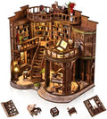 DIY Book Nook Kit for Adults, Miniature House Kit, Dream Bookstore