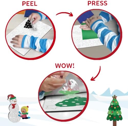 Skillmatics Foil Fun Christmas Holiday Magic, Gifts for Boys & Girls