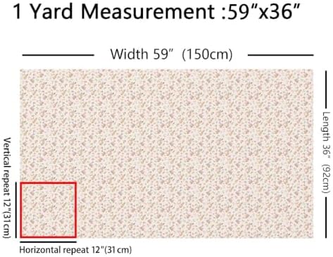 Cute Goose Fabric by The Yard,Kawaii Goose Farm Animal Soft Polyester No Stretch Fabric,Rustic Flowers Leaves Decorative Fabrics,Beige Crafts & Sewing Supplies,3 Yards,108" L x 59" W
