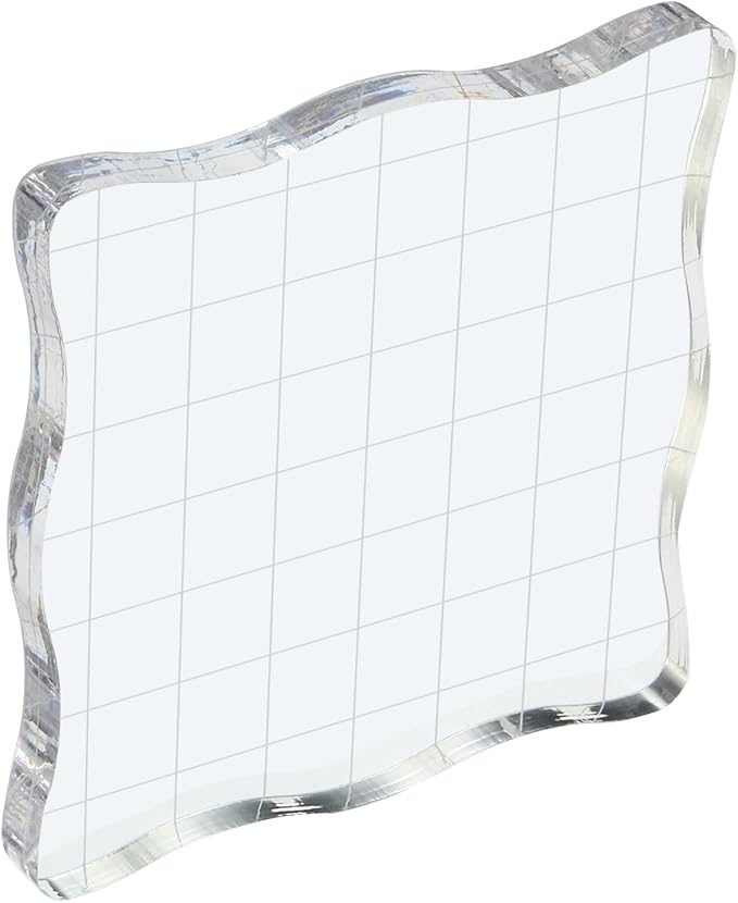 PATIKIL 3" x 3" Acrylic Stamp Block by PATIKIL