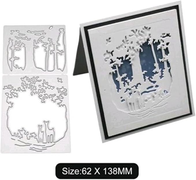 Metal Cutting Dies DIY Merry Christams Embossing Stencil Template Scrapbooking - Image 3