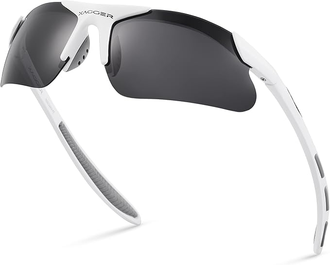 Xagger Kids Youth Polarized Sports Sunglasses for Boys Girls Baseball Softball Glasses TR90 Frame