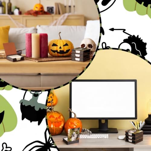 Saillong Halloween 4 Pcs Diamond Painting Note Box Kit Sticky Note Holders