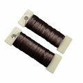 76Yards 22Gauge Coffee Colour Metal Floral Wire Flexible Paddle Florist Garden by Unknown
