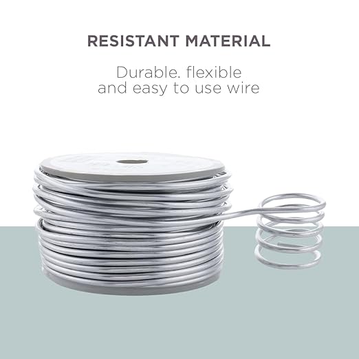 UTILE Armature Aluminum Wire 80 ft 9 Gauge 3.7 mm Anodized Craft Bendable Wire - Image 4