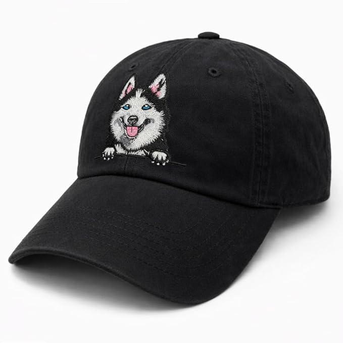 Pet Dog Lover Gifts,Embroidered Dog Baseball Hats for Men Women Dad Mom