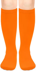 Olreco 1 Pack Toddler Kids Youth Soccer Socks Girls Boys Baseball Socks Youth Knee High Softball Football Accessories Cotton