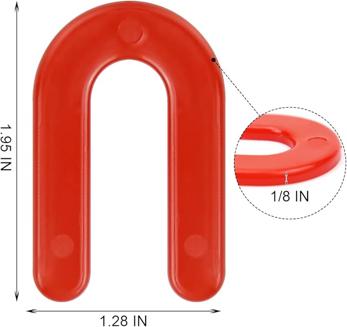 DGSL Tile Leveling System Tile Spacers 1/8 Inch, 300 pieces Horseshoe Shim U - Image 2